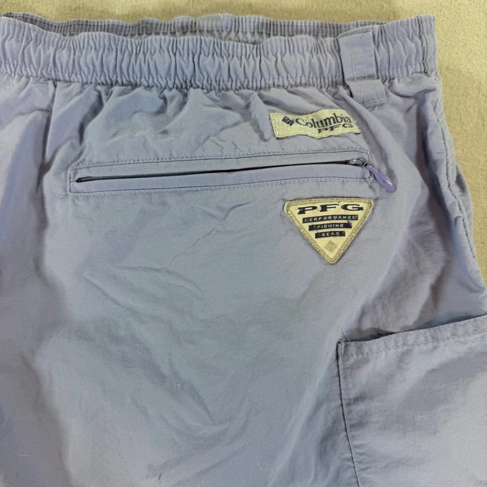 Columbia PFG Backcast‎ III Swim Shorts Purple XXL Omni Shade 6in